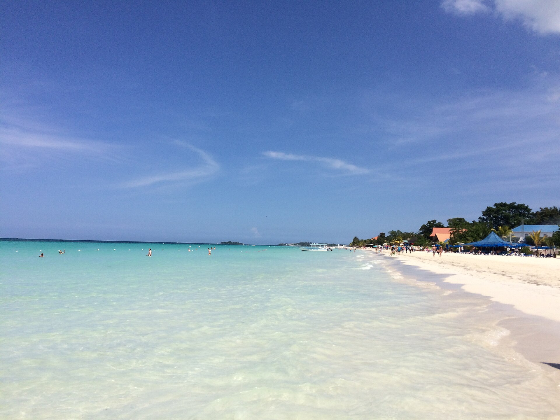 Playa de Negril en Jamaica